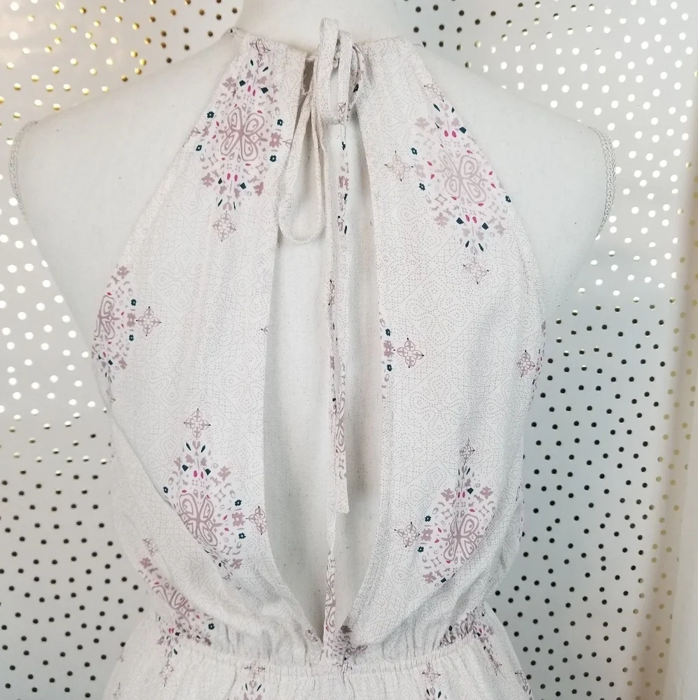 Tobi Medallion Print White Skater Dress | Size XS - Picture 6 of 8